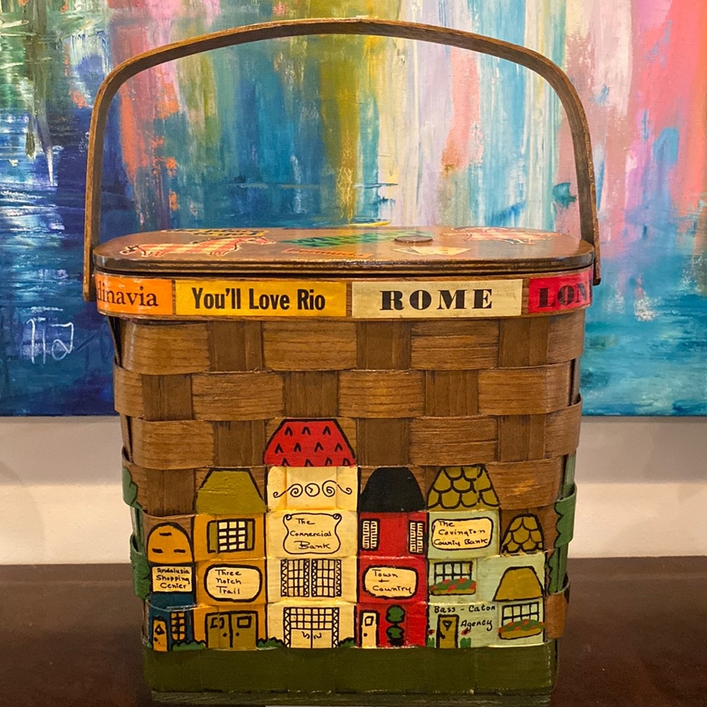 Vintage Caro. Nan basket purse